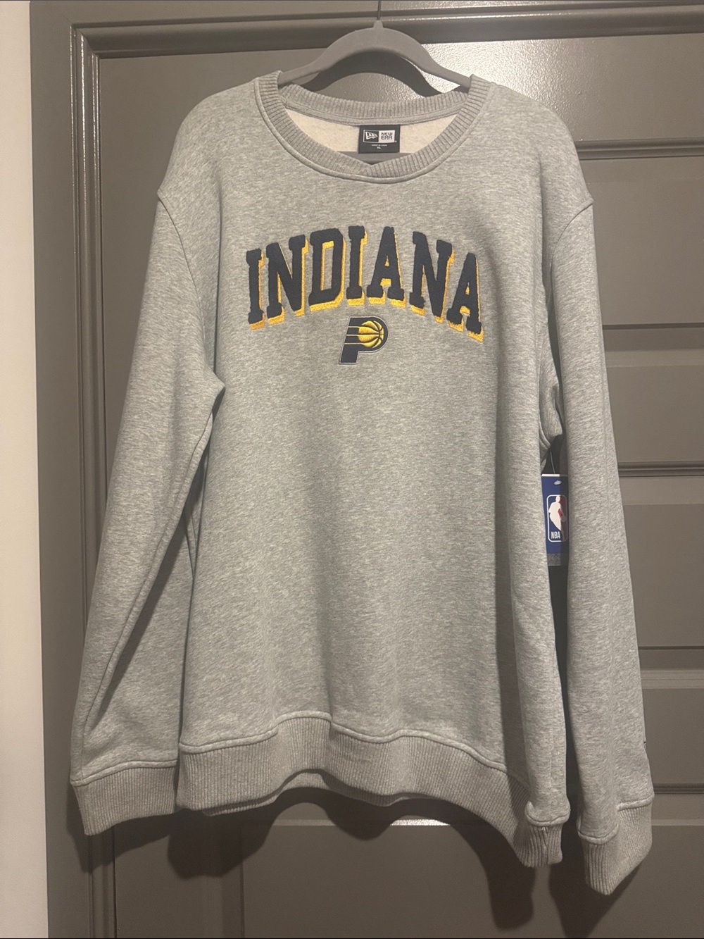 Indiana PACERS💙💛 Crewneck Sweatshirt - Light Gray